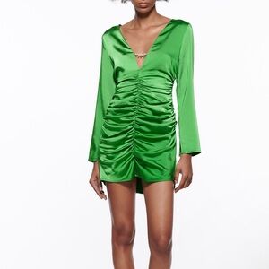 NEW ZARA JEWEL TRIM DRESS